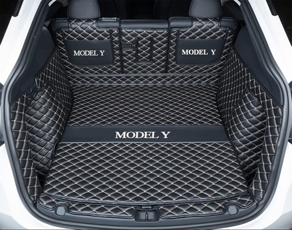 5. Cargo Mat: A Durable And Waterproof Mat Custom-fit For The Cargo Area Of Tesla Models, Offering Protection Against Spills, Scratches, And Damage When Transporting Goods Or Luggage.