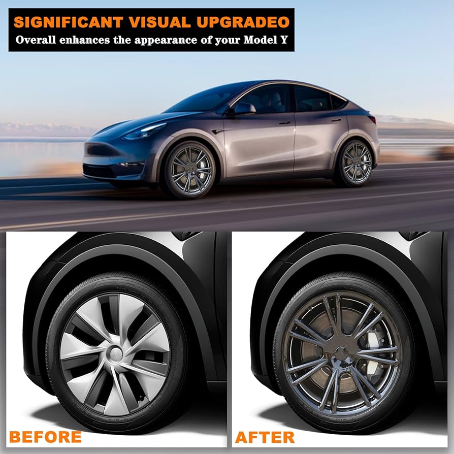 8. Wheel Cap Kit: Customizable Wheel Cap Kits Allow Personalization Of Teslas Wheel Covers, Giving The Car A Unique And Stylish Appearance.