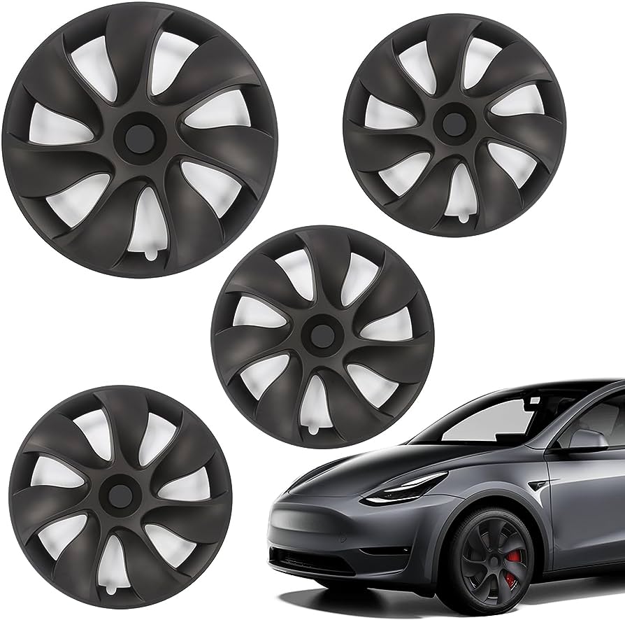 8. Wheel Cap Kit: Customizable Wheel Cap Kits Allow Personalization Of Teslas Wheel Covers, Giving The Car A Unique And Stylish Appearance.