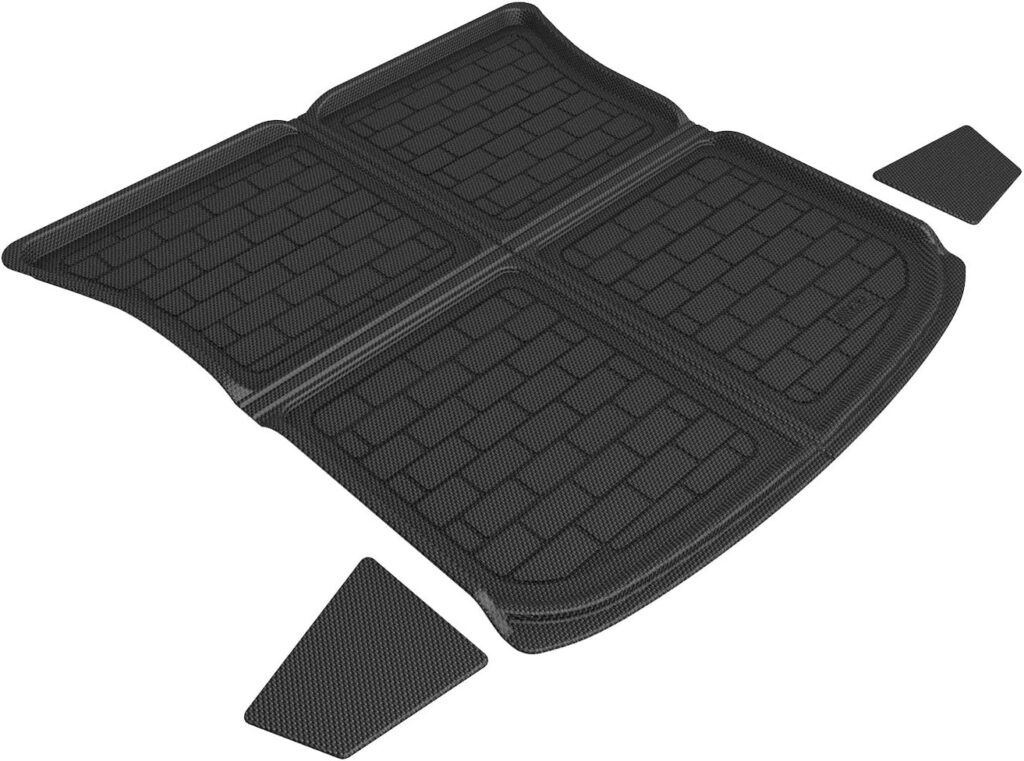 3D MAXpider Custom Fit Kagu Cargo Liner (Black) for 2020-2023 Tesla Model Y 5-Seater- Cargo Liner