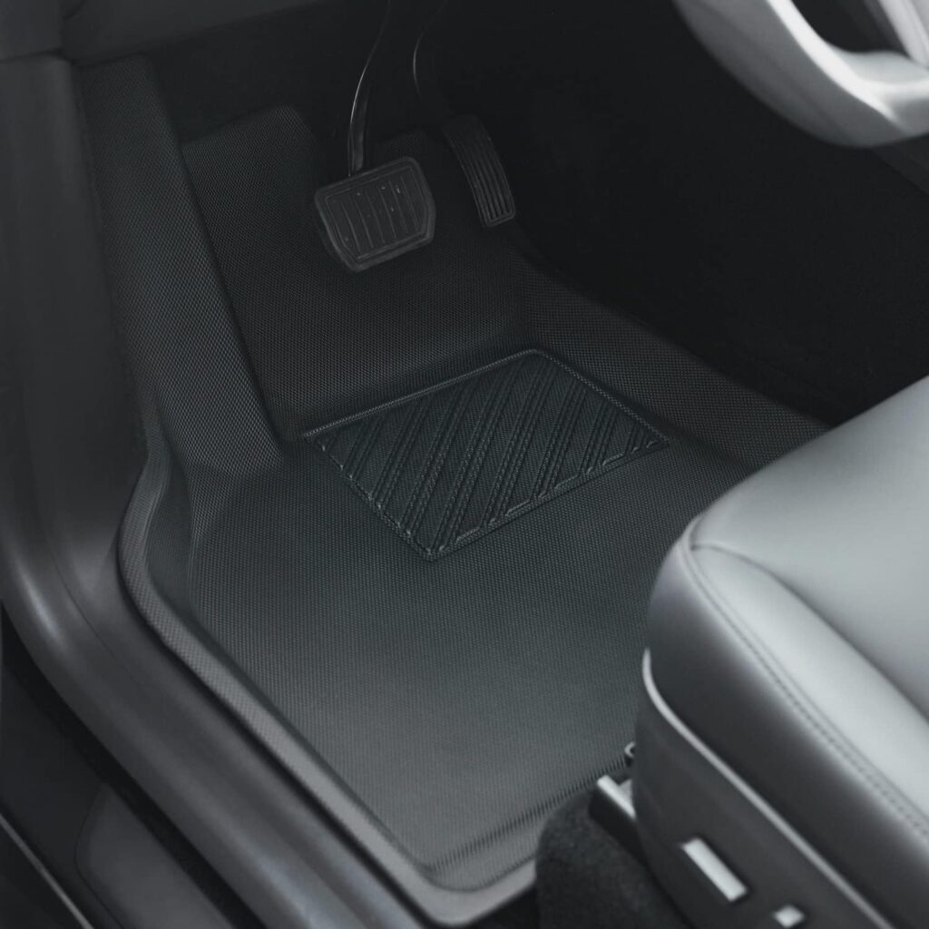 OtriFowd Tesla Model Y Floor Mats 2023 2022 2021 2020, Tesla Model Y 7 Seater Floor Mats Trunk Mats Third Row Chair Mats (9pcs), Waterproof Telsa Floor Mat Custom Fit for Tesla Model Y Accessories