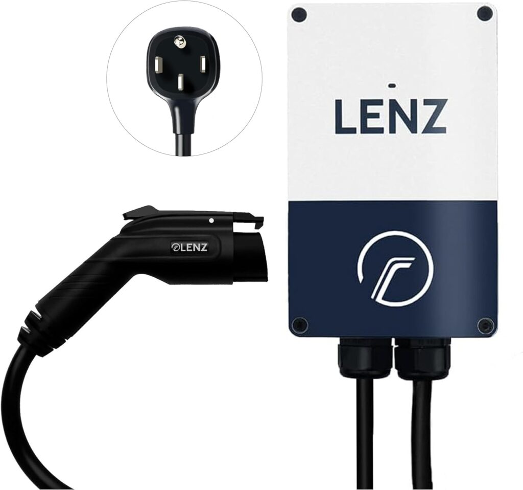 Level 2 40A 240V EV Charging Station NEMA 14-50 plug, Compatible with all EVs, 24 Feet Cable, [Safety Certified] ETL listed to UL 2594, Energy Star, FCC