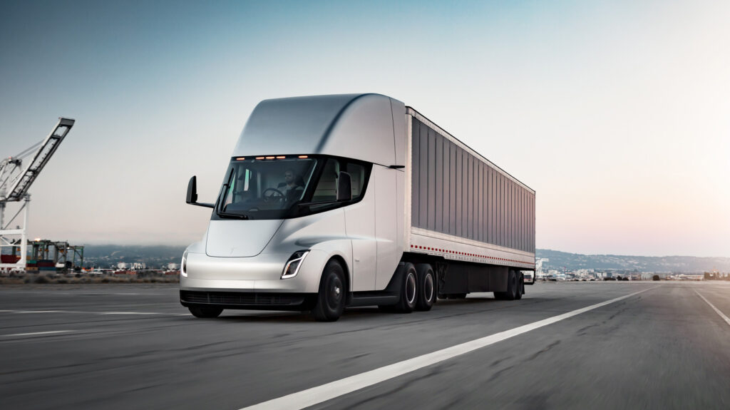 Teslas New Electric Semi Truck