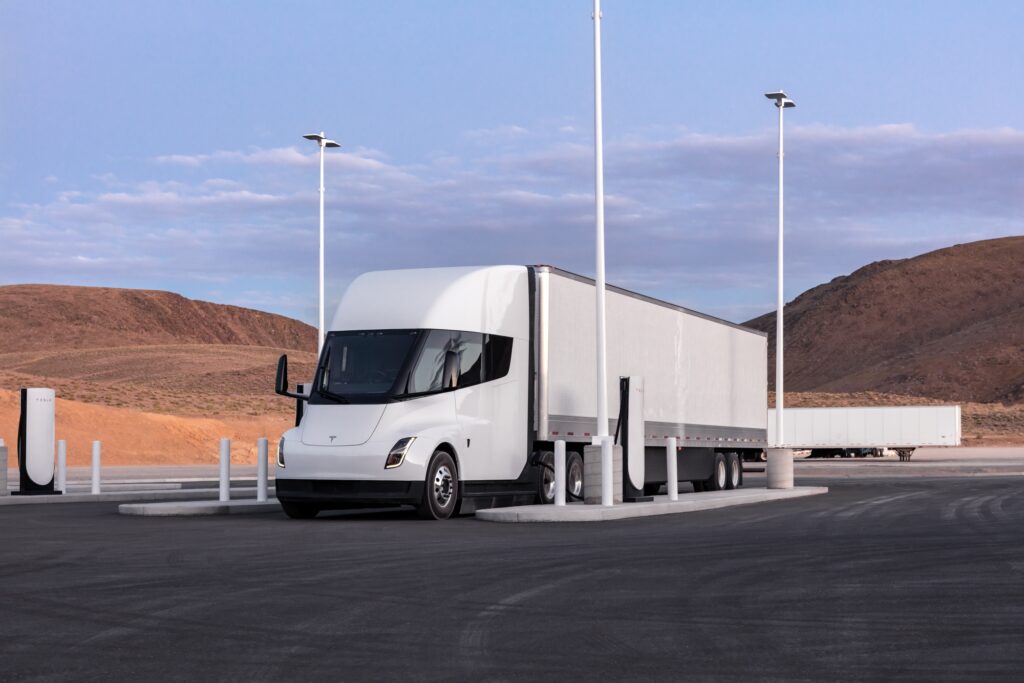 Teslas New Electric Semi Truck