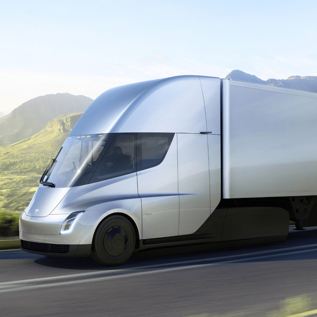 Teslas New Electric Semi Truck