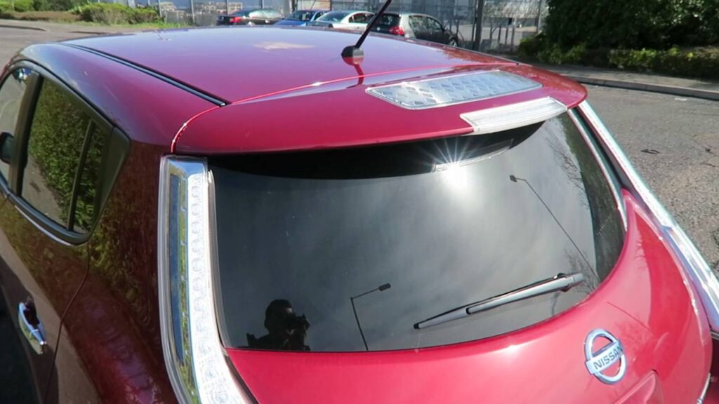 The Solar Roof on the Nissan Leaf