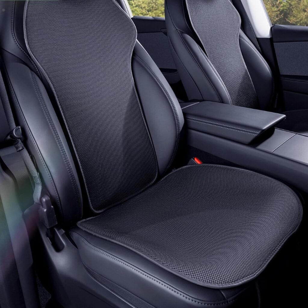 TOPABYTE Rear Seat Cushion for Tesla Model Y Juniper 2020-2026 Car Back Seat Cover Soft and Non-Slip Car Seat Bottom Protector for Model Y Launch Series Accessories, White TOPABYTE Rear Seat Cushion for Tesla Model Y Juniper 2020-2026 Car Back Seat Cover Soft and Non-Slip Car Seat Bottom Protector for Model Y Launch Series Accessories, White