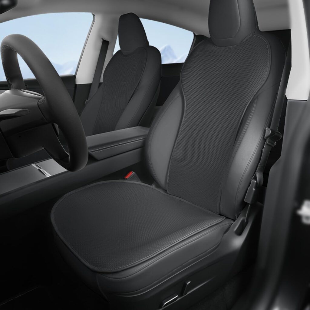 TOPABYTE Rear Seat Cushion for Tesla Model Y Juniper 2020-2026 Car Back Seat Cover Soft and Non-Slip Car Seat Bottom Protector for Model Y Launch Series Accessories, White TOPABYTE Rear Seat Cushion for Tesla Model Y Juniper 2020-2026 Car Back Seat Cover Soft and Non-Slip Car Seat Bottom Protector for Model Y Launch Series Accessories, White